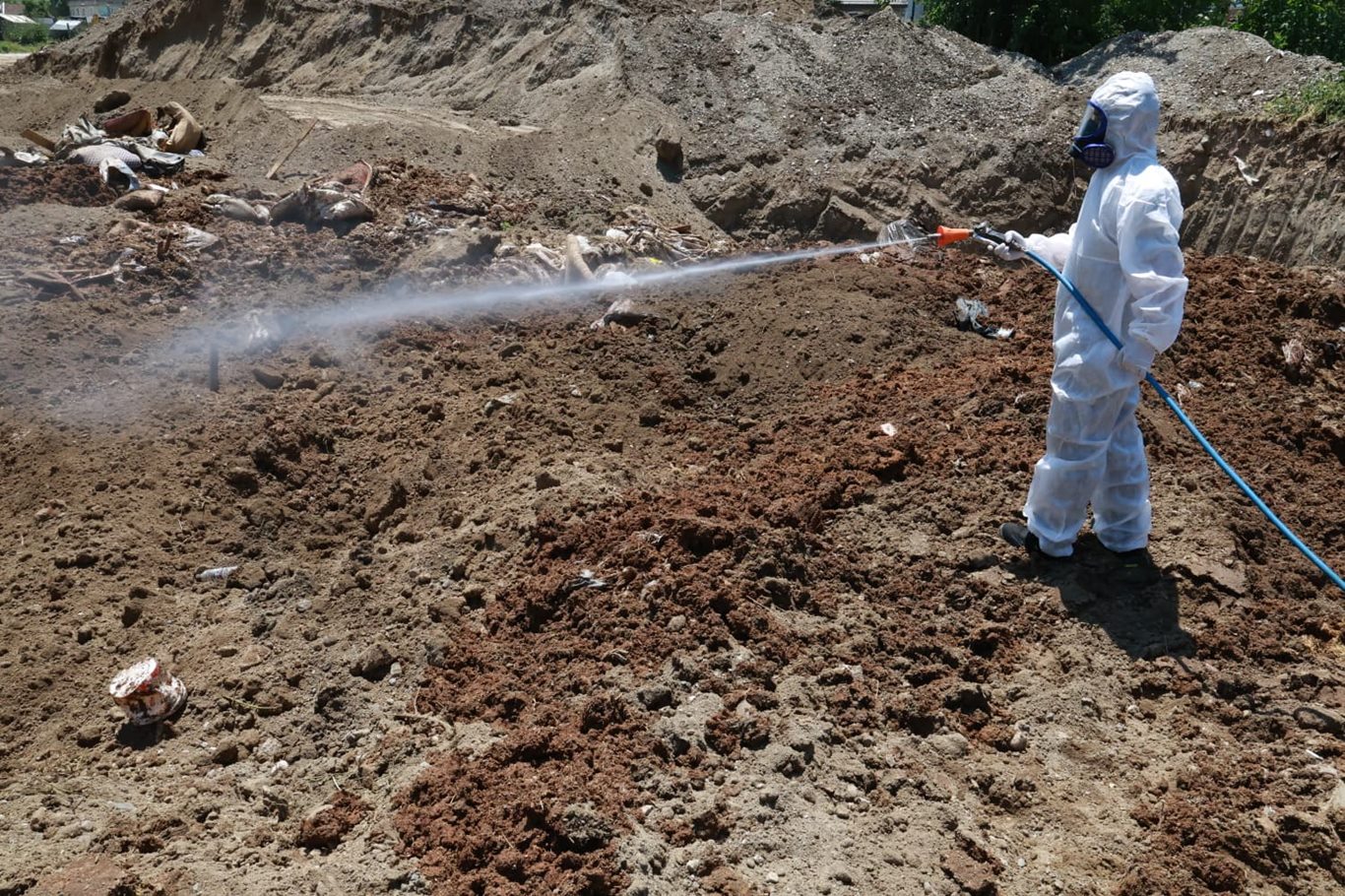 Bayramın ardından Bursa'daki kurban alanları temizlendi