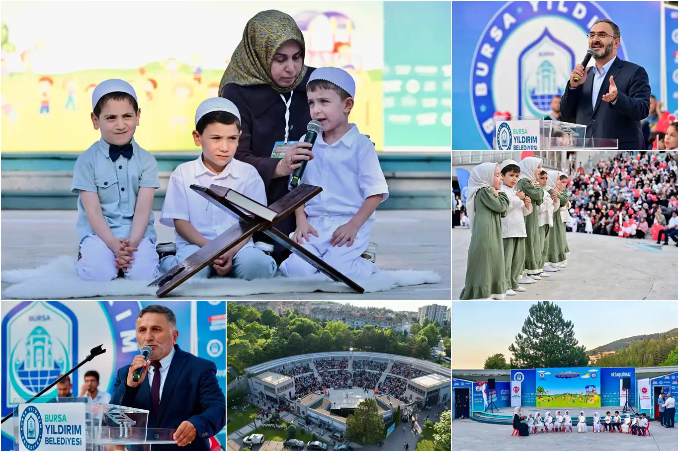 Bursa’da 4-6 yaş Kur’an kursları yıl sonu programı düzenlendi