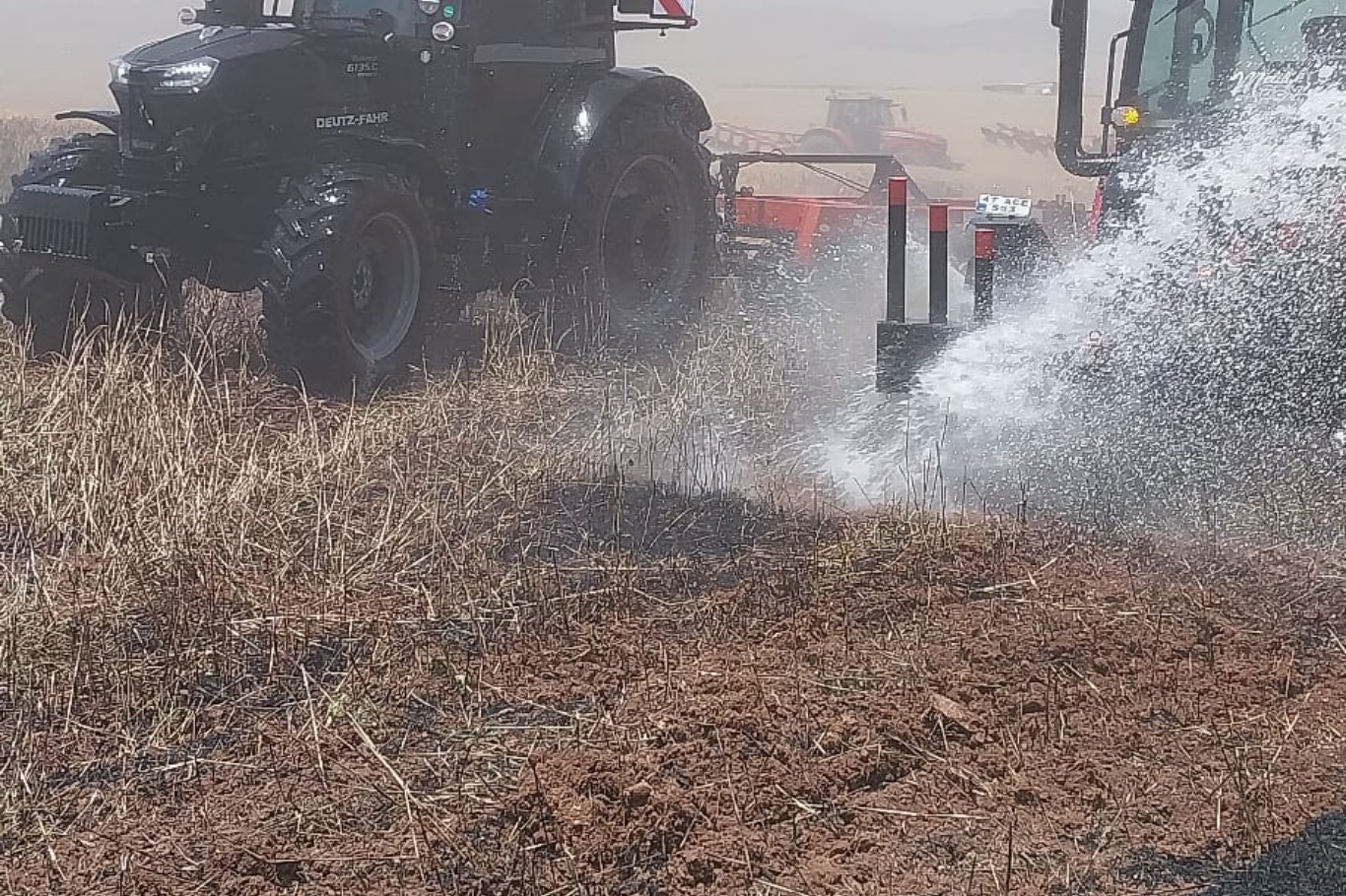 Mardin’de yaklaşık 300 dönüm ekili alan yandı 