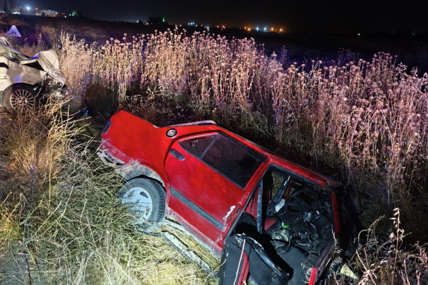 Mardin'de iki otomobilin çarpıştı: Bir ölü 4 yaralı 