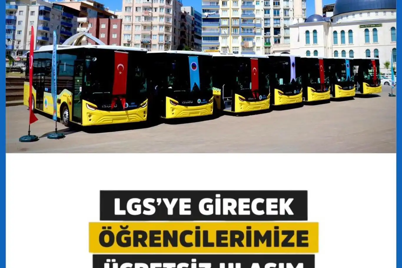 Siirt Belediyesinden LGS öğrencilerine ücretsiz ulaşım desteği