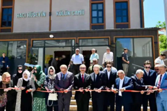Hacı Hüseyin Kölük Camii dualarla ibadete açıldı