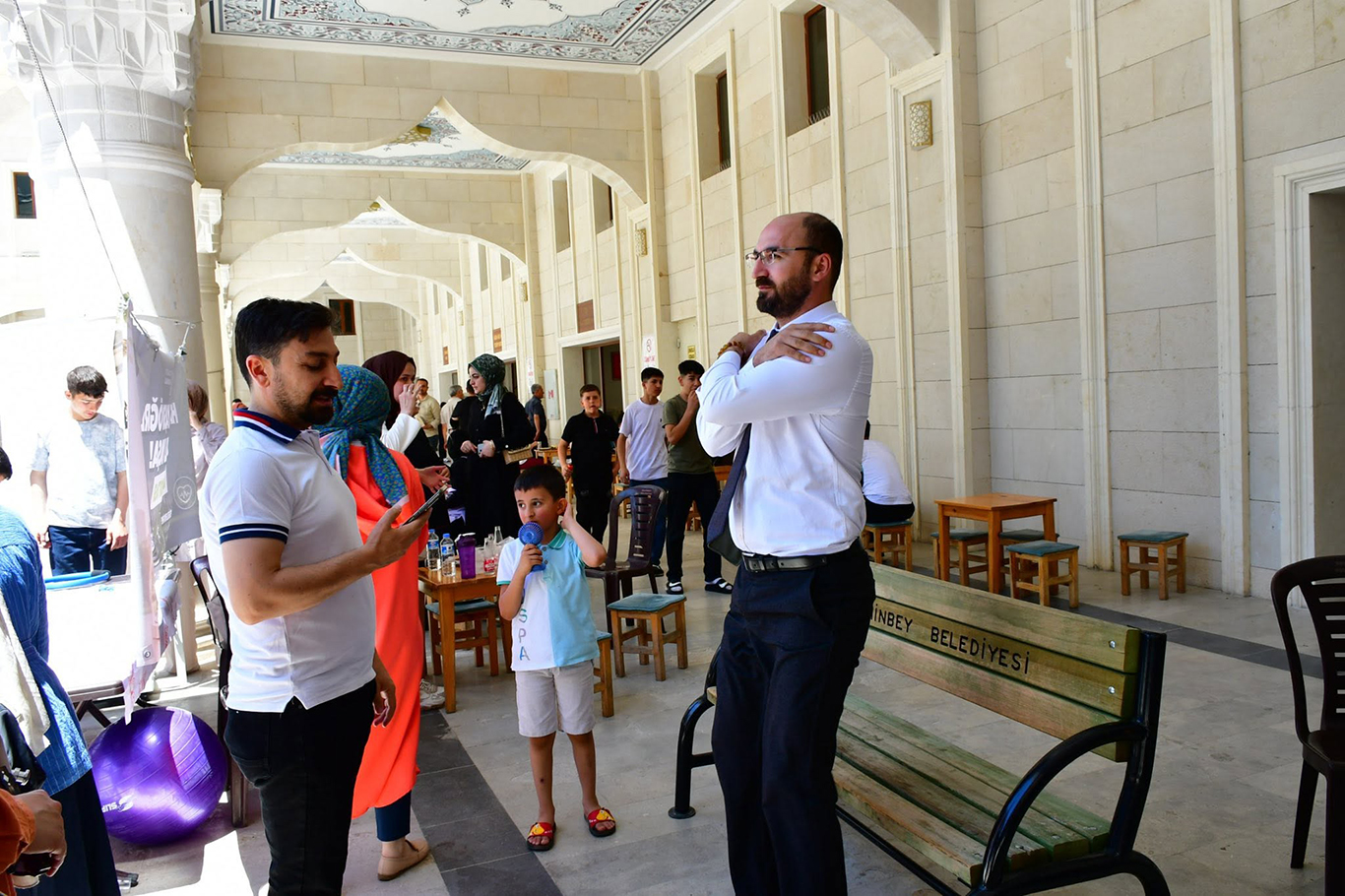 Gaziantep'te "Hareket Yaşını Öğren" kampanyası kapsamında farkındalık etkinliği