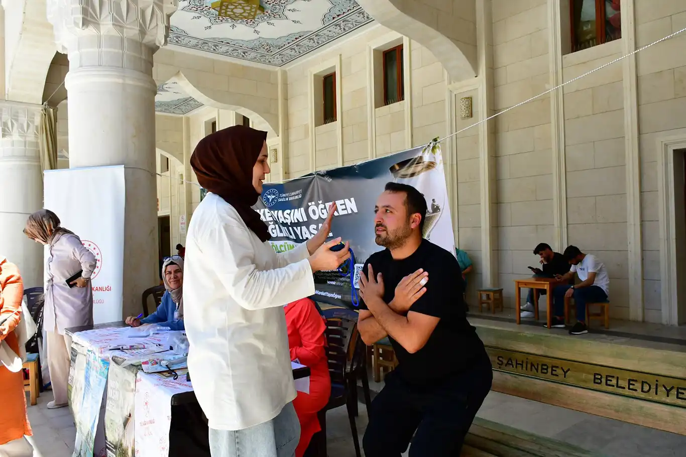 Gaziantep'te "Hareket Yaşını Öğren" kampanyası kapsamında farkındalık etkinliği