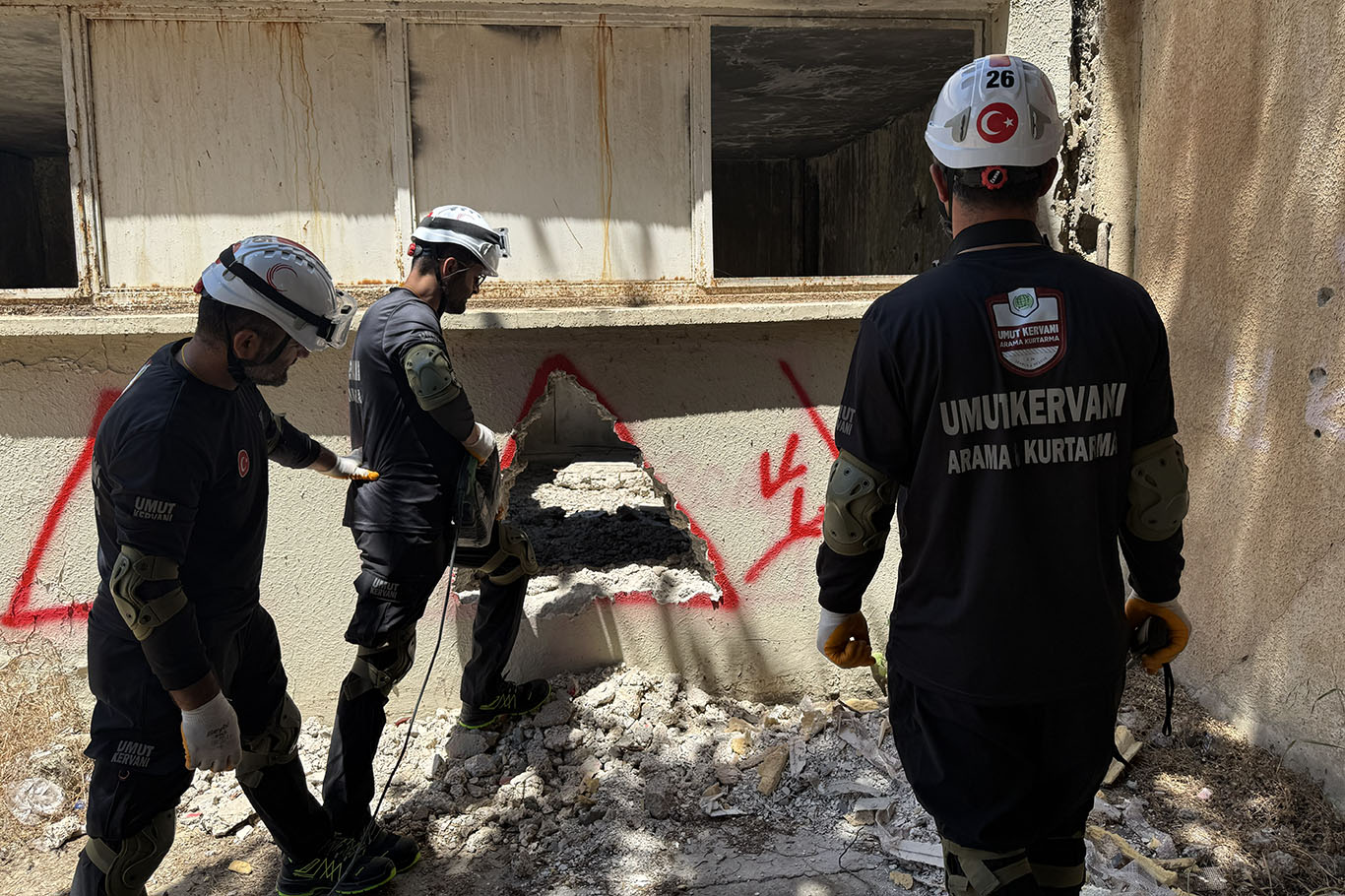 Şanlıurfa Umut Kervanı Arama Kurtarma Ekibi akreditasyon almaya hak kazandı