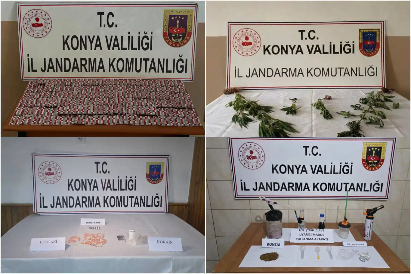 Konya’da uyuşturucu operasyonları: 27 şüpheli yakalandı, 2 kişi tutuklandı