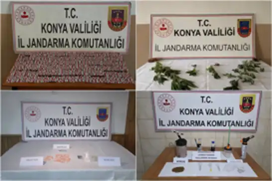 Konya’da uyuşturucu operasyonları: 27 şüpheli yakalandı, 2 kişi tutuklandı