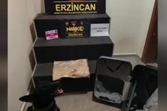 Erzincan’da 1 kilo 725 gram eroin ele geçirildi: Bir tutuklama