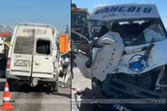 Li Colemêrgê mînîbûs û qamyon li hev qelibîn: 3 mirî, 2 birîndar