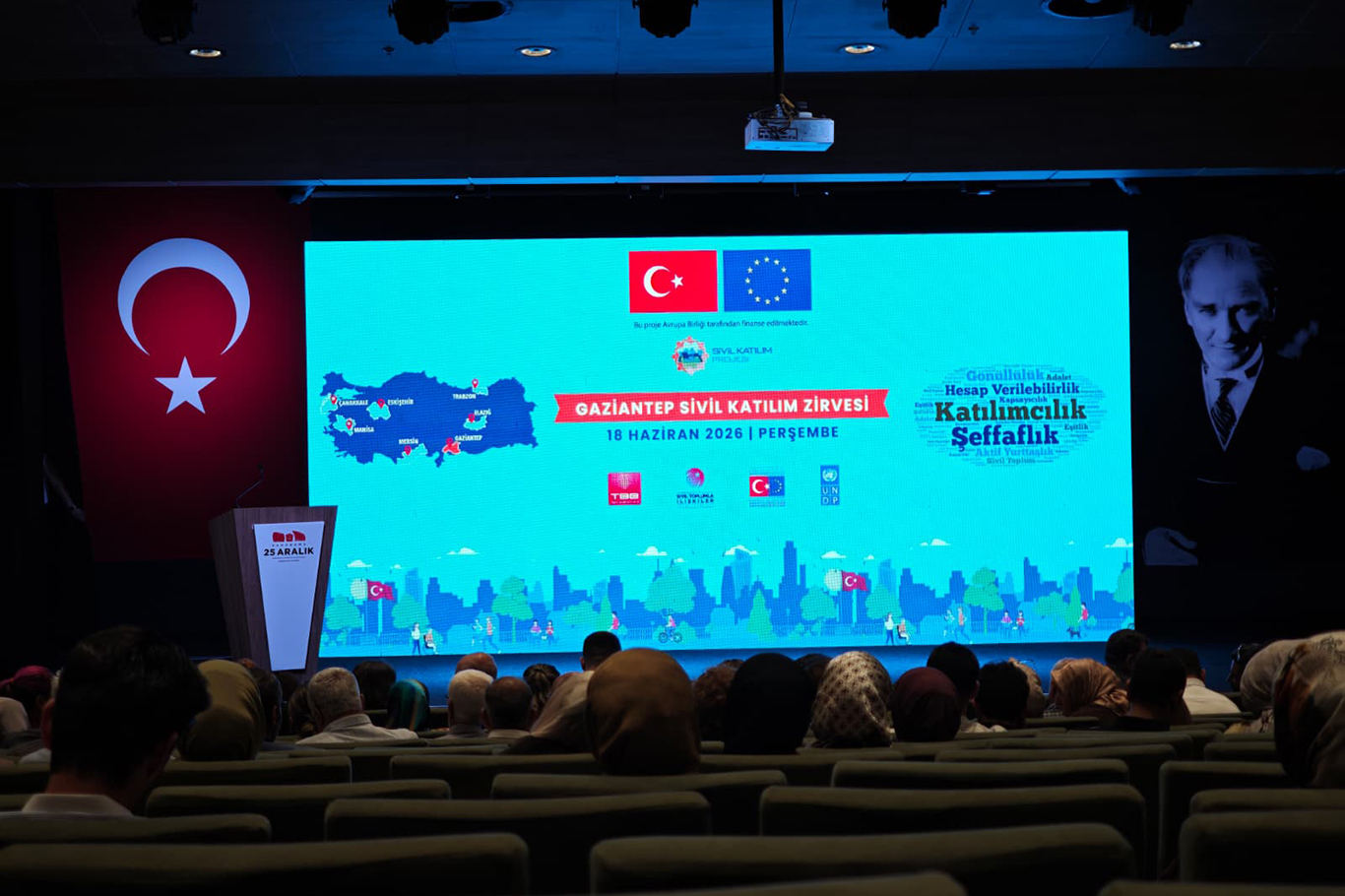 Yerel yönetimde sivil katılımın geleceği Gaziantep'te konuşuldu