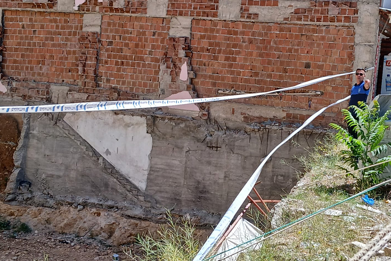 Battalgazi zabıtasından inşaat firmasına cezai işlem