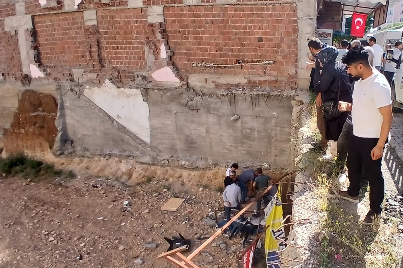 Battalgazi zabıtasından inşaat firmasına cezai işlem