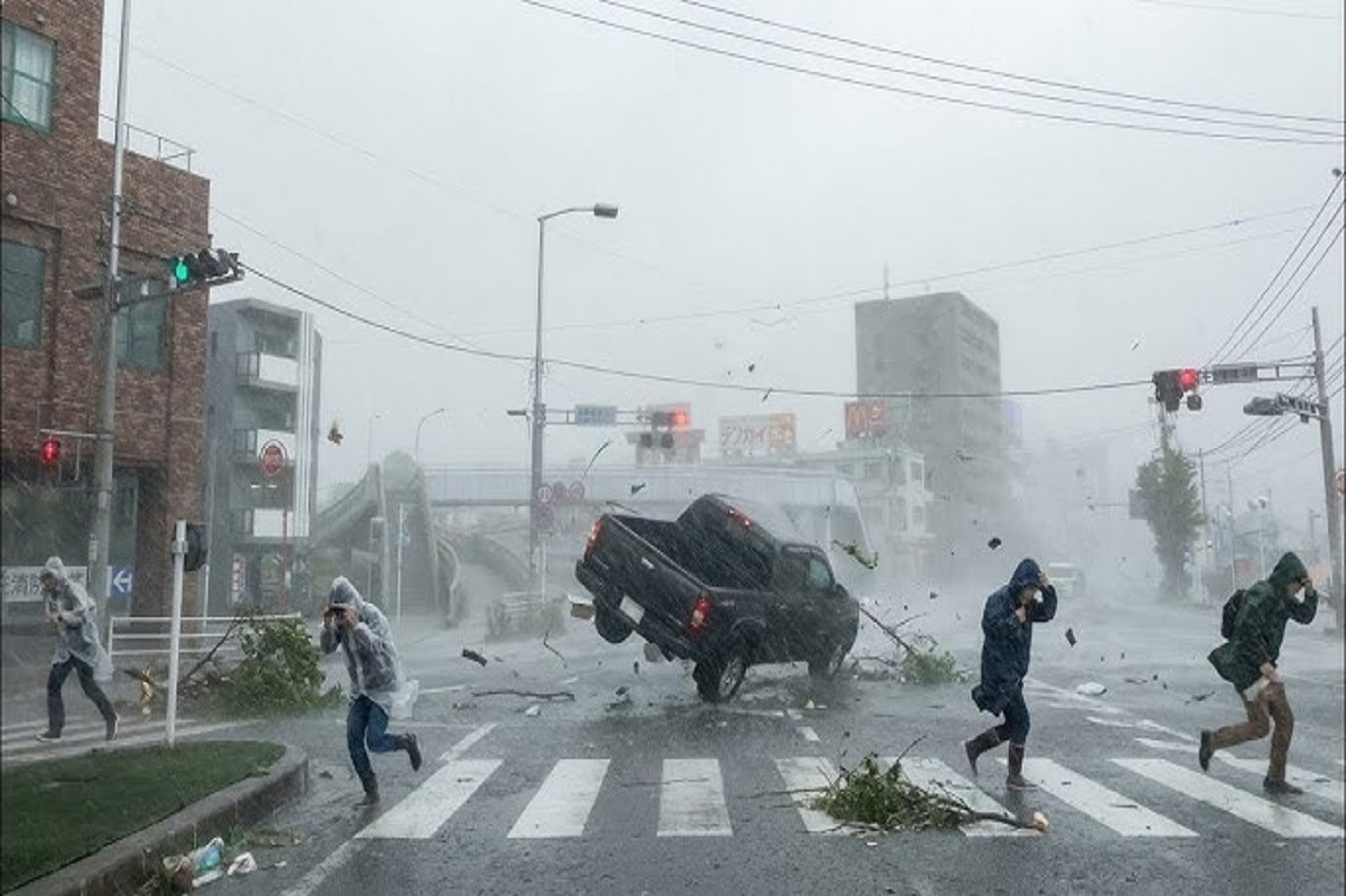 Typhoon alert in Japan as more than 10 people injured and transport ...
