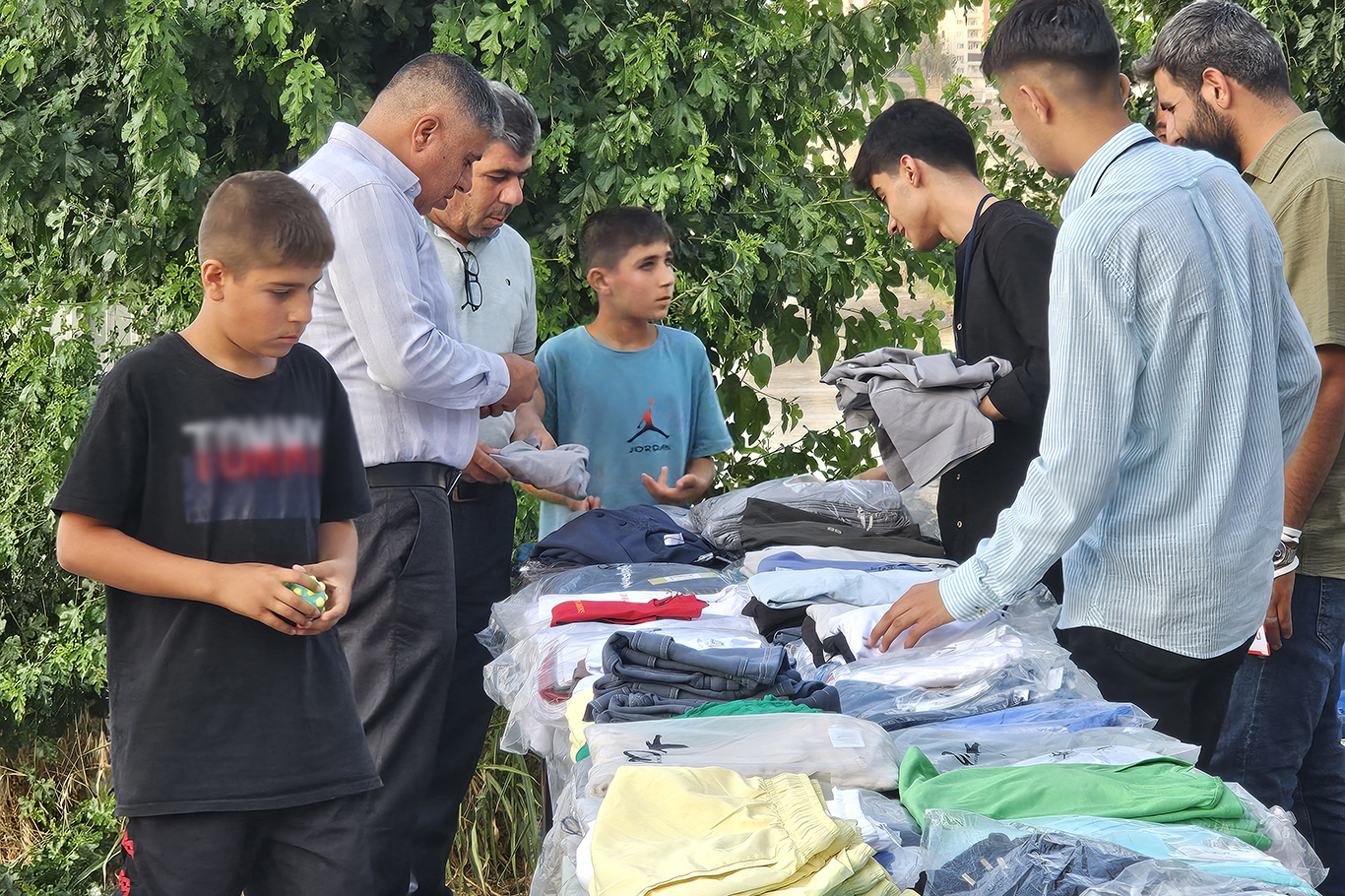 Cizre'de SMA Hastası Mehmet bebek için yardım çadırı kuruldu