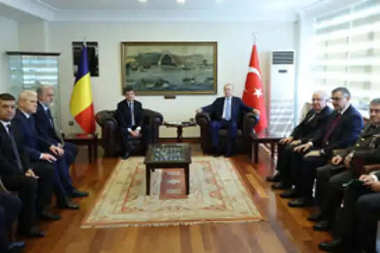 Erdoğan meets Romanian President Nicușor Dan in Istanbul