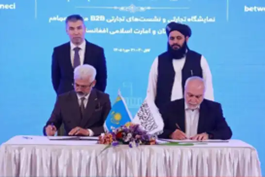 Afghanistan and Kazakhstan deepen economic ties with 25 new business agreements