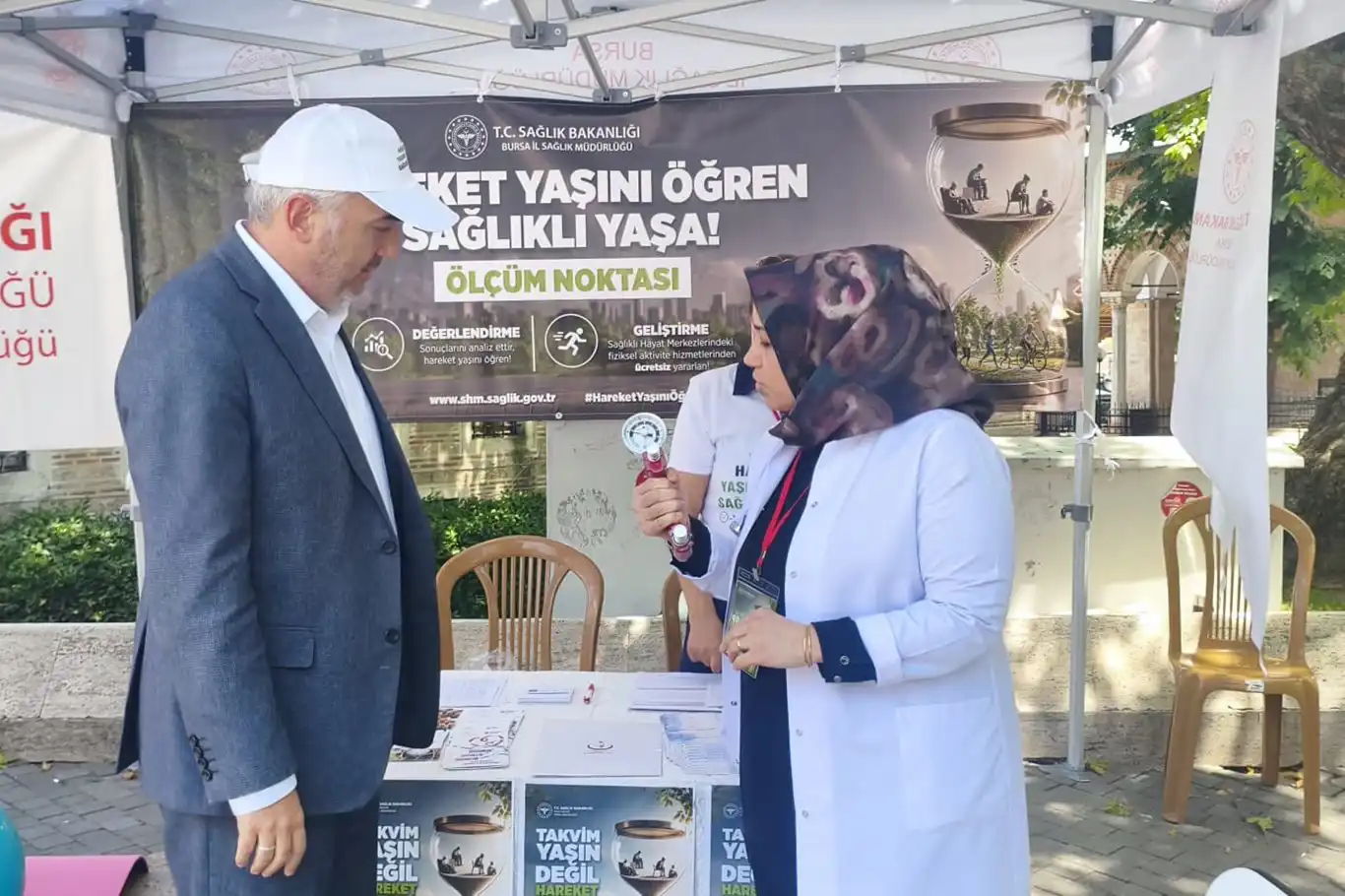 Bursa’da bir haftada 12 bin 800 kişinin hareket yaşı ölçüldü
