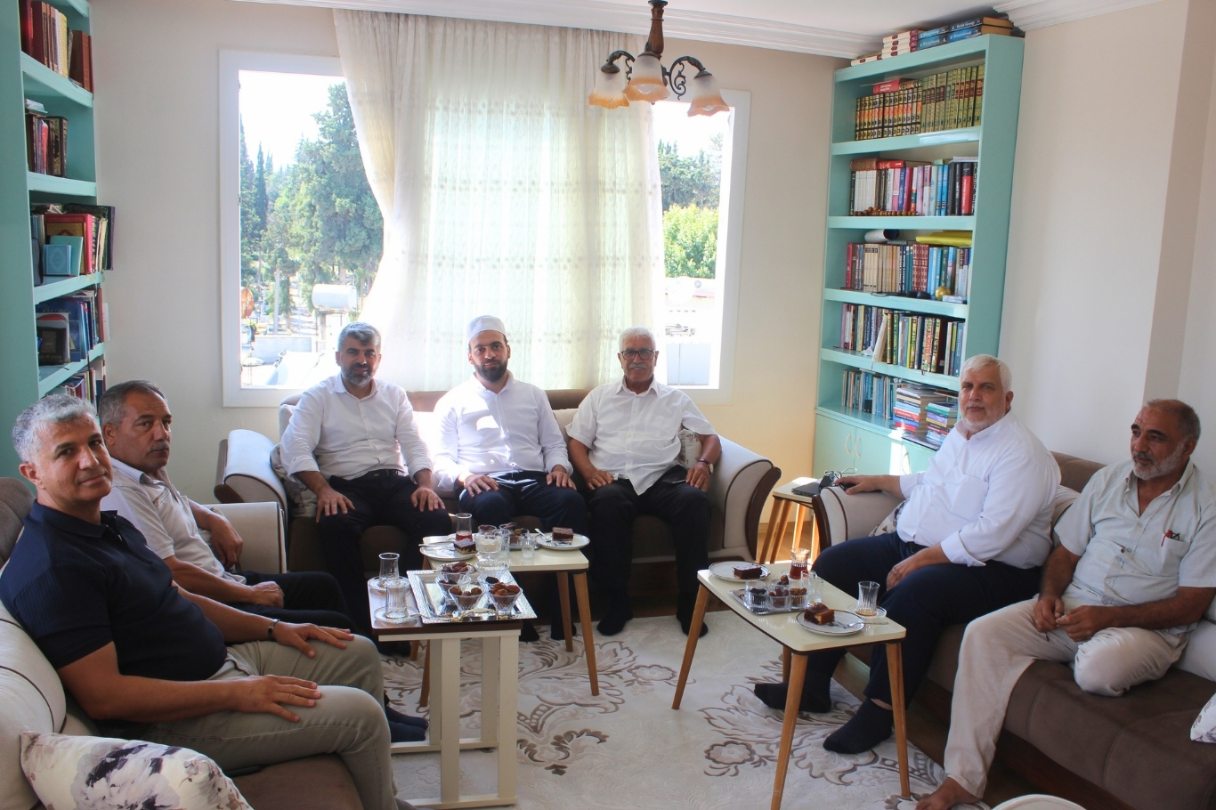 HÜDA PAR Heyetinden Hacı Mehmet Karaca ve Hacı Bayram Genç'e ziyaret