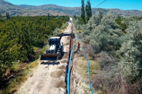 MASKİ Akçadağ'da 26 kilometrelik içme suyu hattını yeniliyor