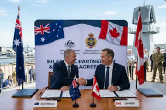 Australia seals historic AUD 2.5 billion defense export agreement with Canada