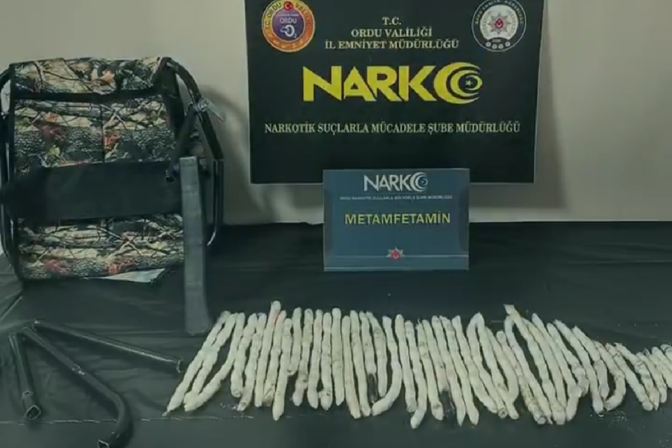 Ordu'da 1 kilogram metamfetamin ele geçirildi: 3 tutuklama