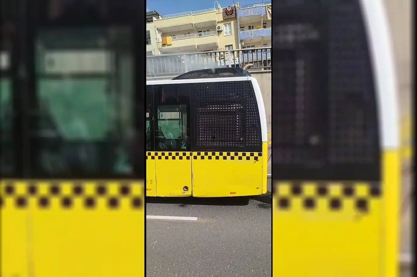 Şanlıurfa’da belediye otobüsünde duman paniği: Yolcular tahliye edildi