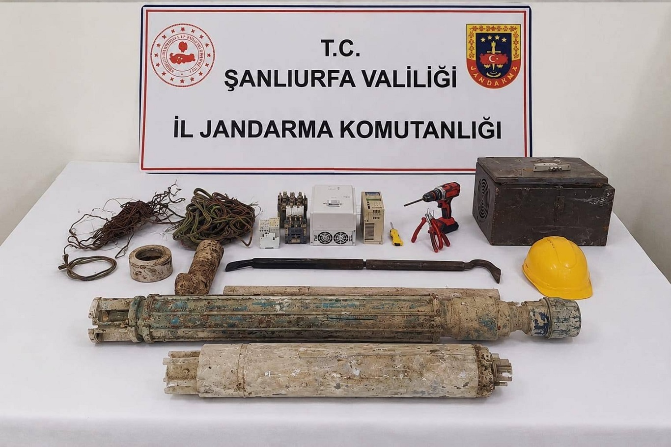 Şanlıurfa'da çalınan dalgıç pompası jandarma operasyonuyla bulundu