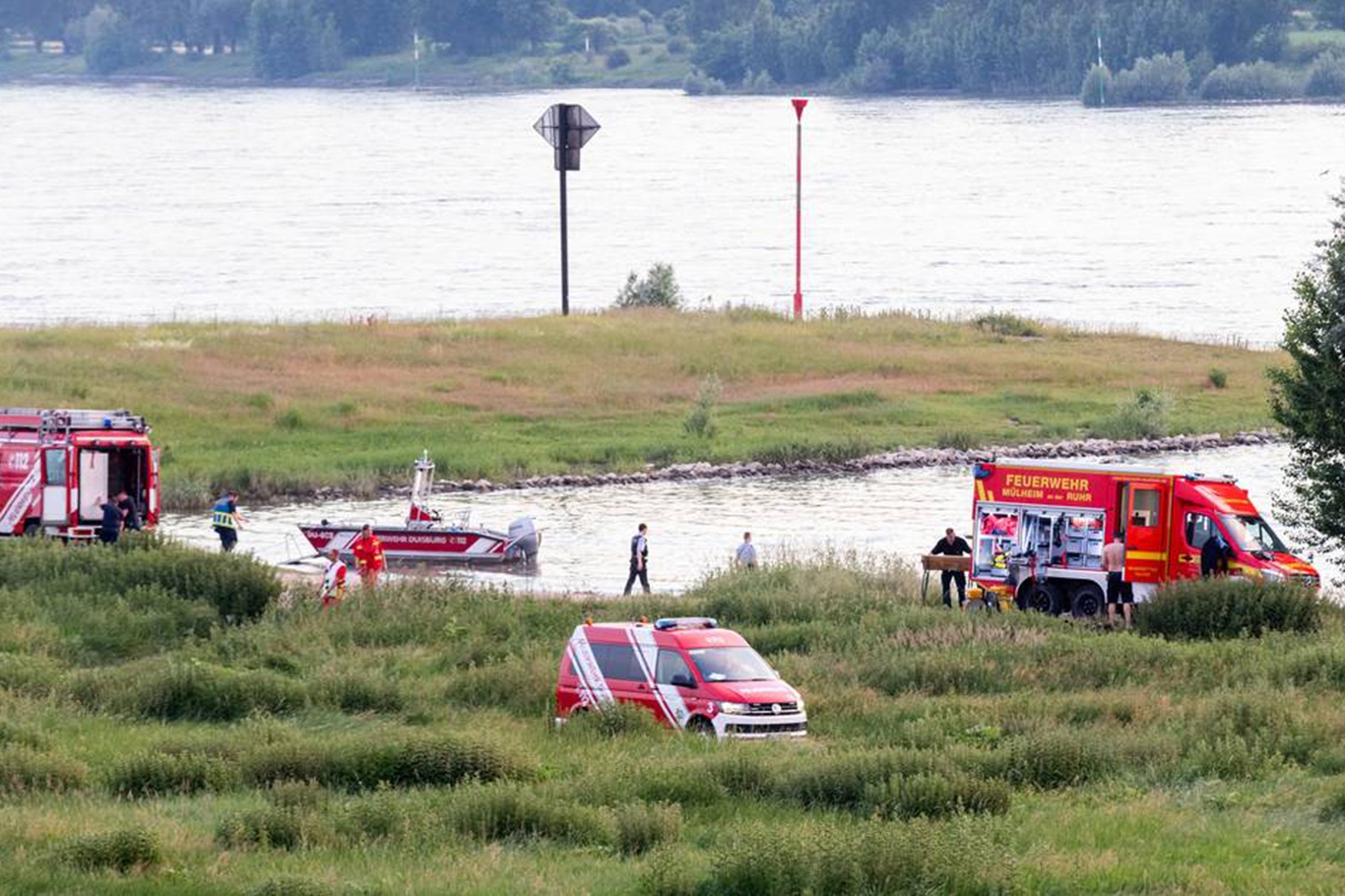 Three drown in Rhine River while seeking relief from Germany heatwave