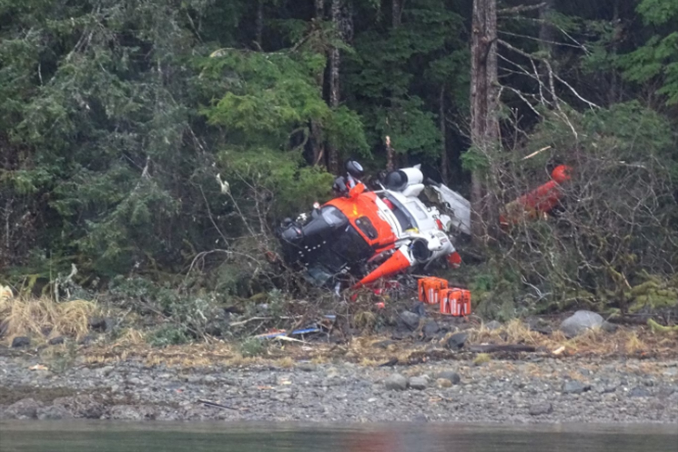 US Coast Guard helicopter crashes during training flight in Alaska