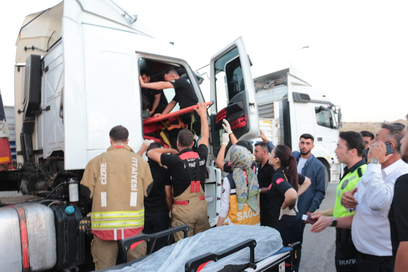 Cizre’de trafik kazası: 2 yaralı