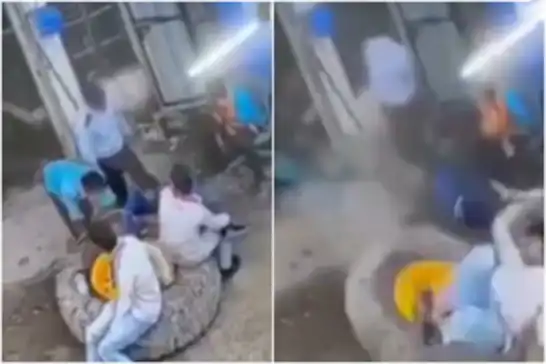 Hindistan'da şişirilen lastik aniden patladı: 1 ölü, 3 yaralı