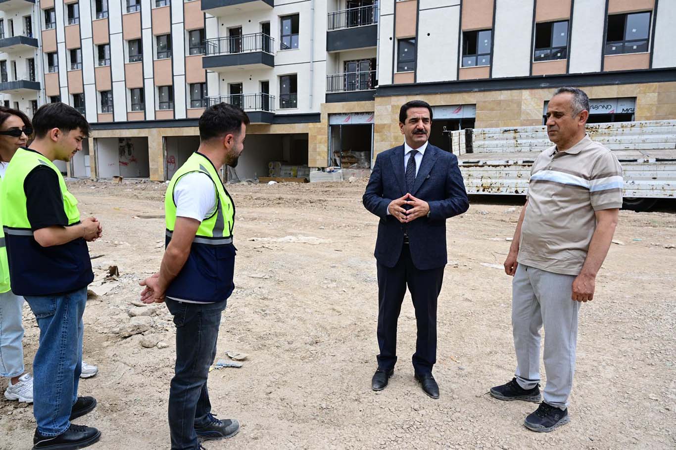 Battalgazi Belediye Başkanı Taşkın Niyazi Mısri Rezerv Alanı'nda incelemelerde bulundu