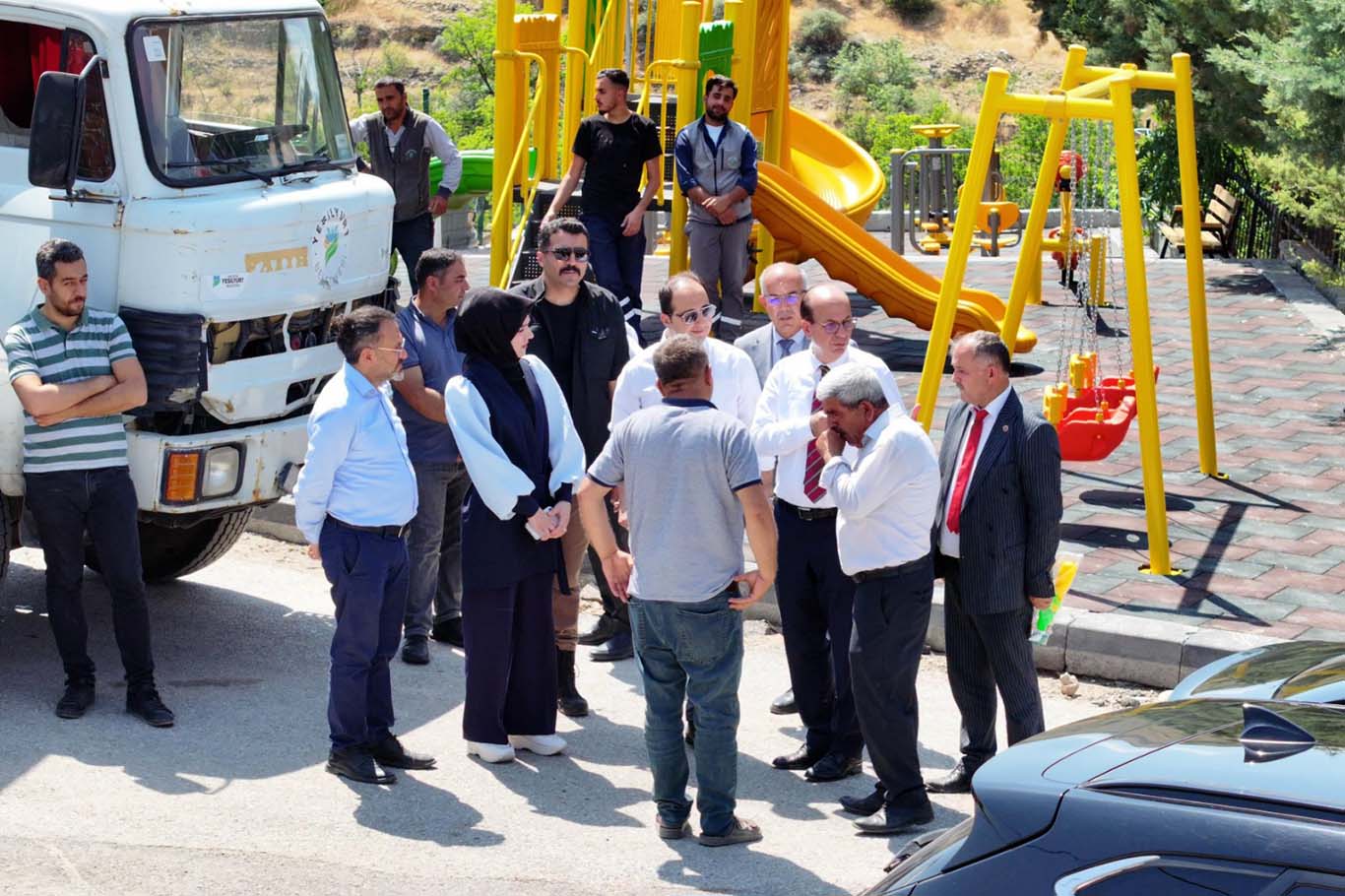 Yeşilyurt Belediyesinden "Güneş Enerjili" çocuk parkı