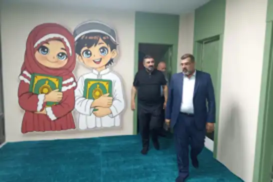 İl Müftüsü Durmuş, Hacı Fehime Dinç Camii ve Kur'an Kursu'nu ziyaret etti