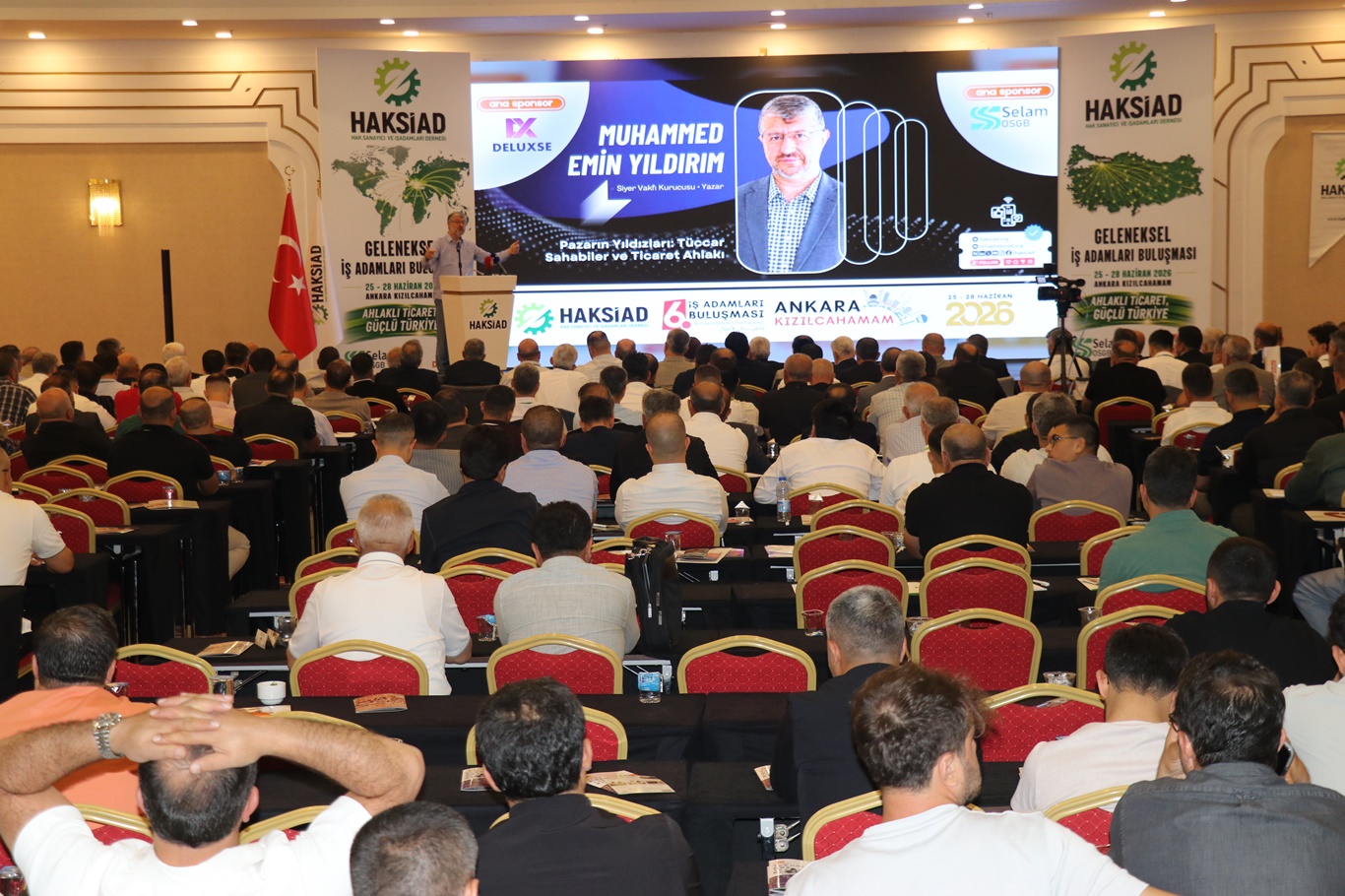 Siyer Vakfı Kurucusu Yıldırım, HAKSİAD programında 'Tüccar Sahabeler' konusunu konuştu