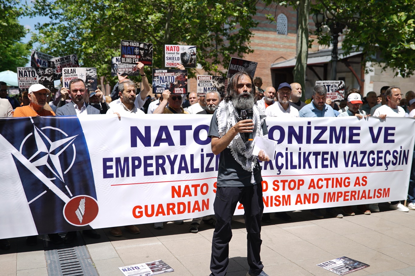 Ankara’da NATO Zirvesi protesto edildi: NATO küresel sömürü düzeninin askerî ayağıdır