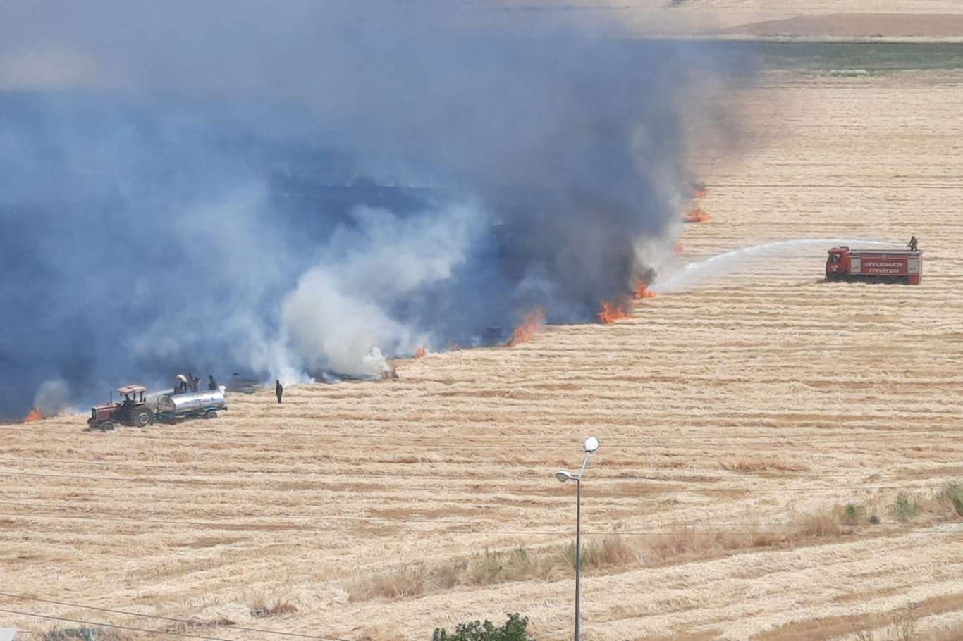 Li Dîyarbekirê şewata pirêzeyê gurr bû