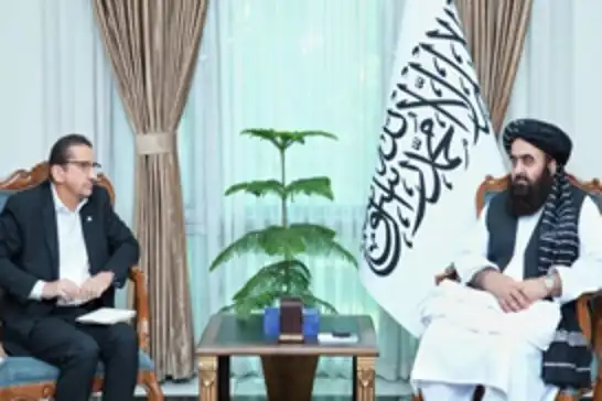 Afghan FM Muttaqi meets incoming UNAMA deputy envoy in Kabul