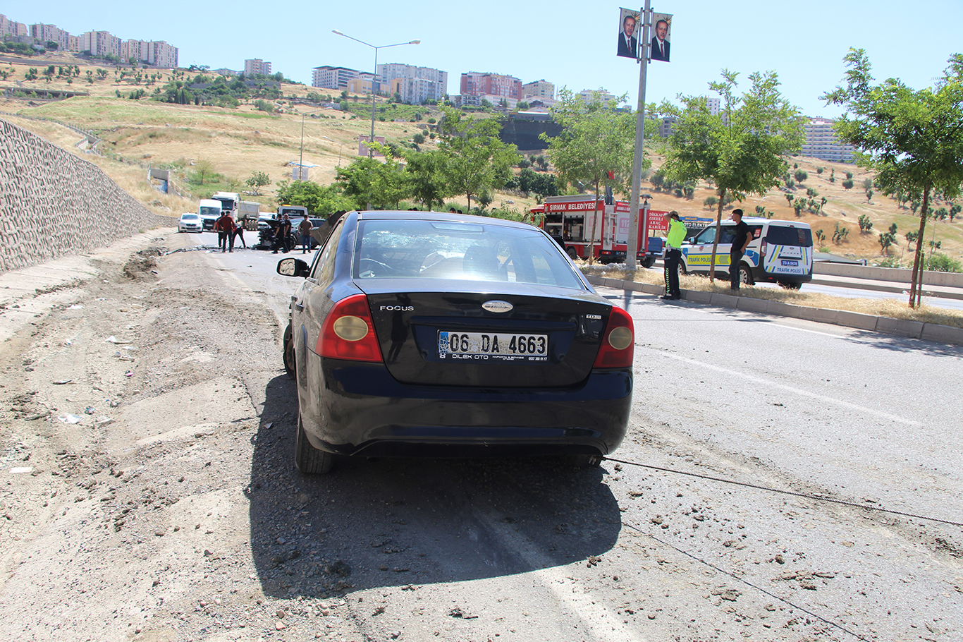 ŞIRNAK’TA KAZA: 1 ÖLÜ, 3 KİŞİ YARALI