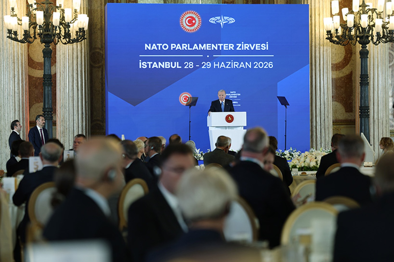 Cumhurbaşkanı Erdoğan, NATO Parlamenter Zirvesi’nde konuştu.