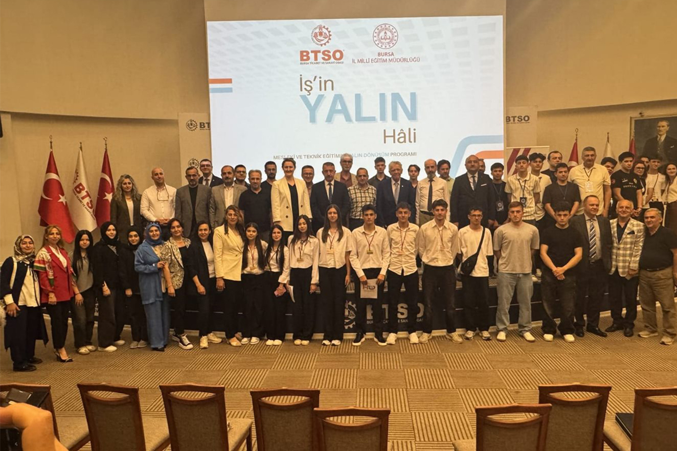 Mesleki eğitimde yalın dönüşüm uygulamaları sektörle buluştu