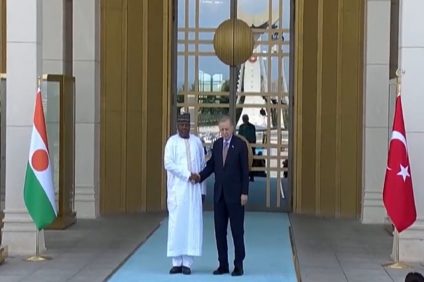 President Erdoğan welcomes Niger's President Tchiani with official ceremony in Ankara