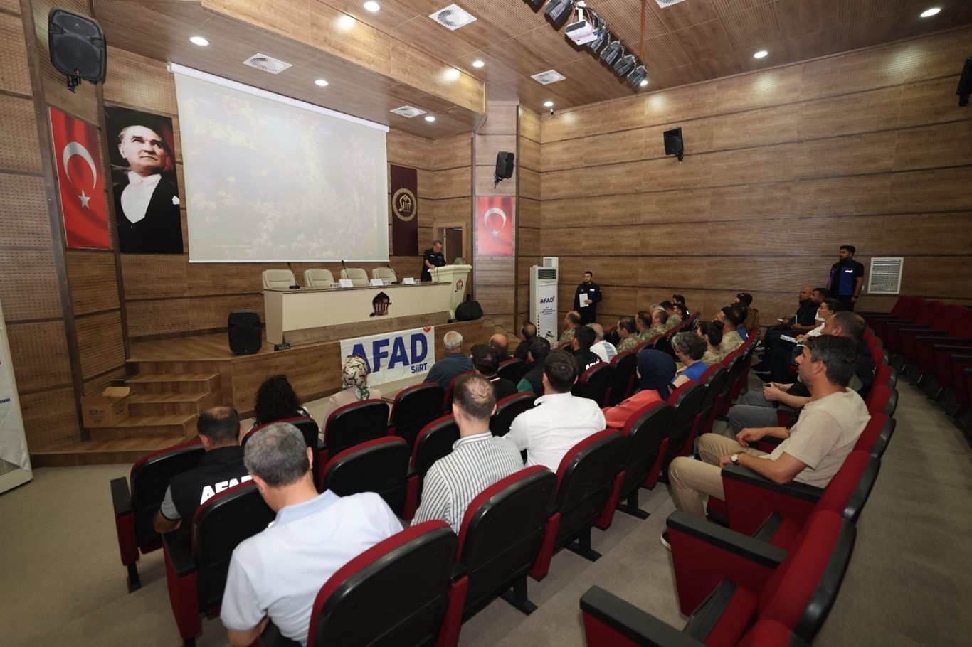 Siirt’te orman yangınlarına karşı koordinasyon eğitimi düzenlendi