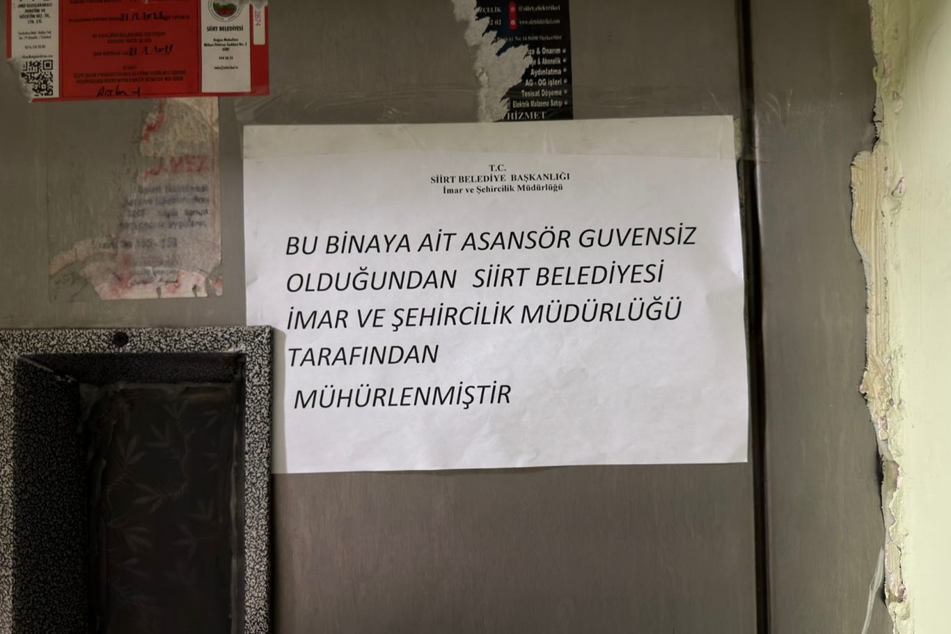 Siirt'te 209 asansör denetlendi: 130'u güvensiz çıktı