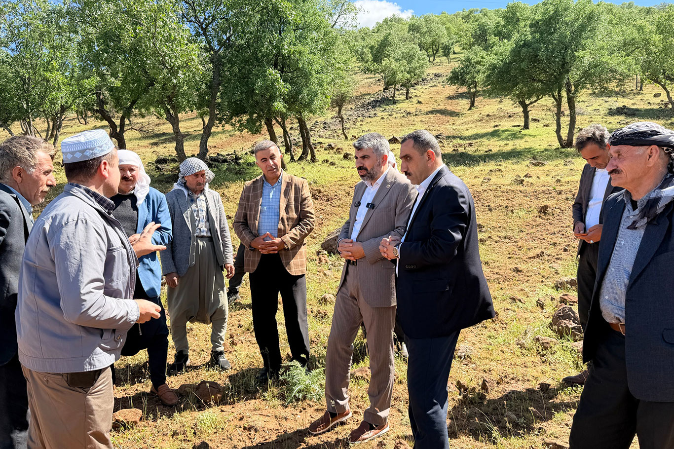 HÜDA PAR Milletvekili Dinç'ten Çınar'da maden tepkisi