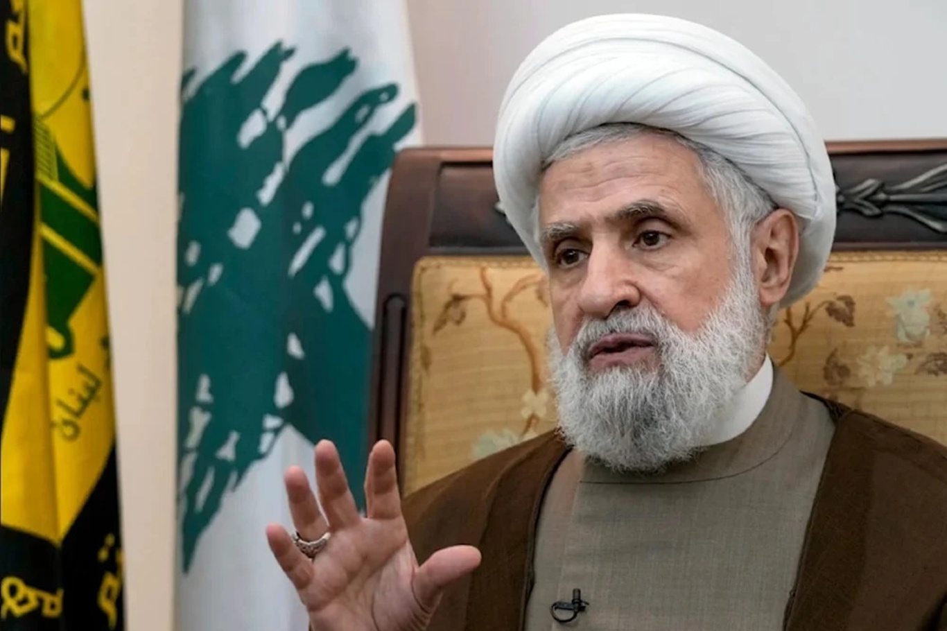 Hizbullah lideri Kasım: Saldırganlık devam ettiği sürece direniş de devam edecek