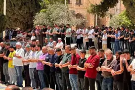۶۰ هزار فلسطینی نماز جمعه را در مسجدالاقصی اقامه کردند