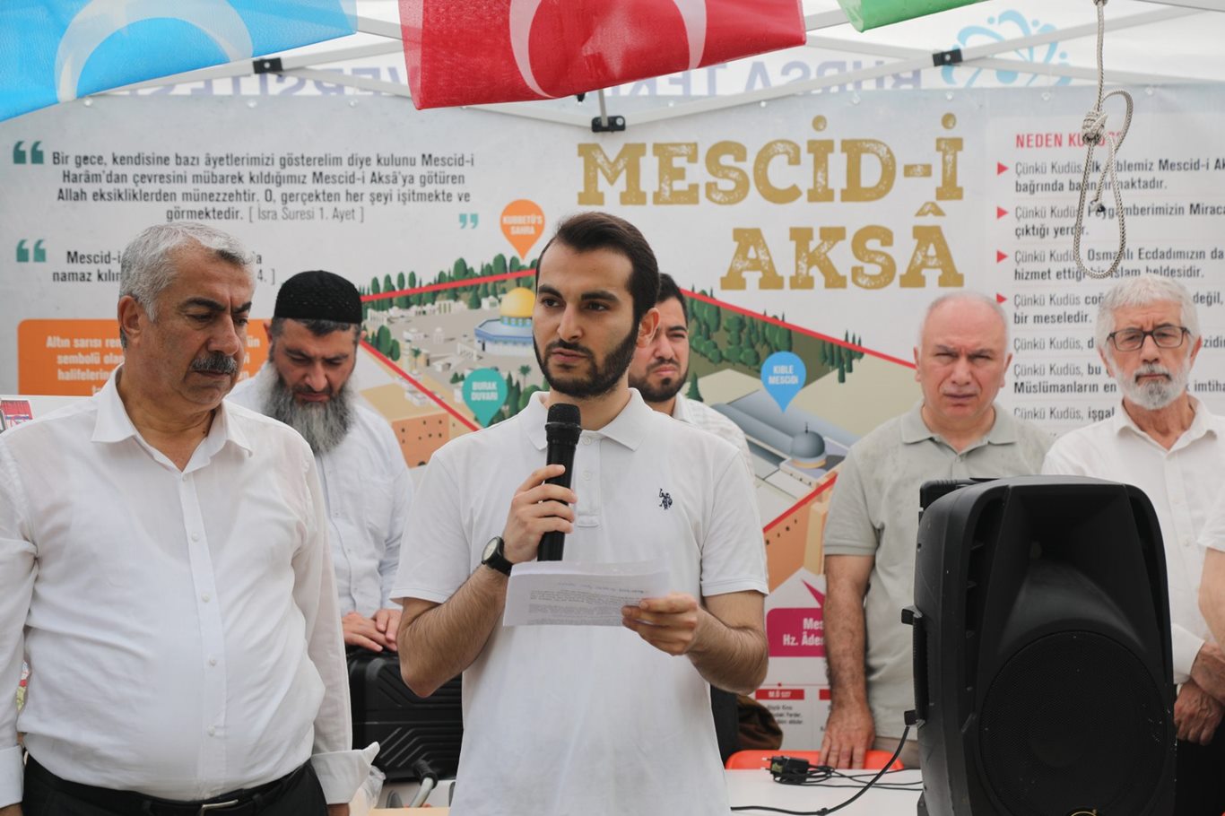 Bursa'da üniversite öğrencilerinden Filistin için vicdan nöbeti