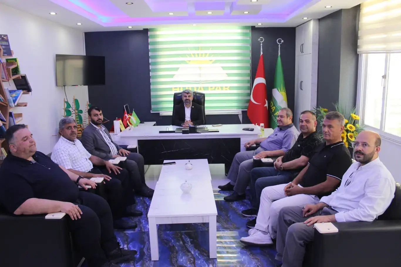 MİL-SEN İl Başkanlarından HÜDA PAR Milletvekili Dinç'e ziyaret
