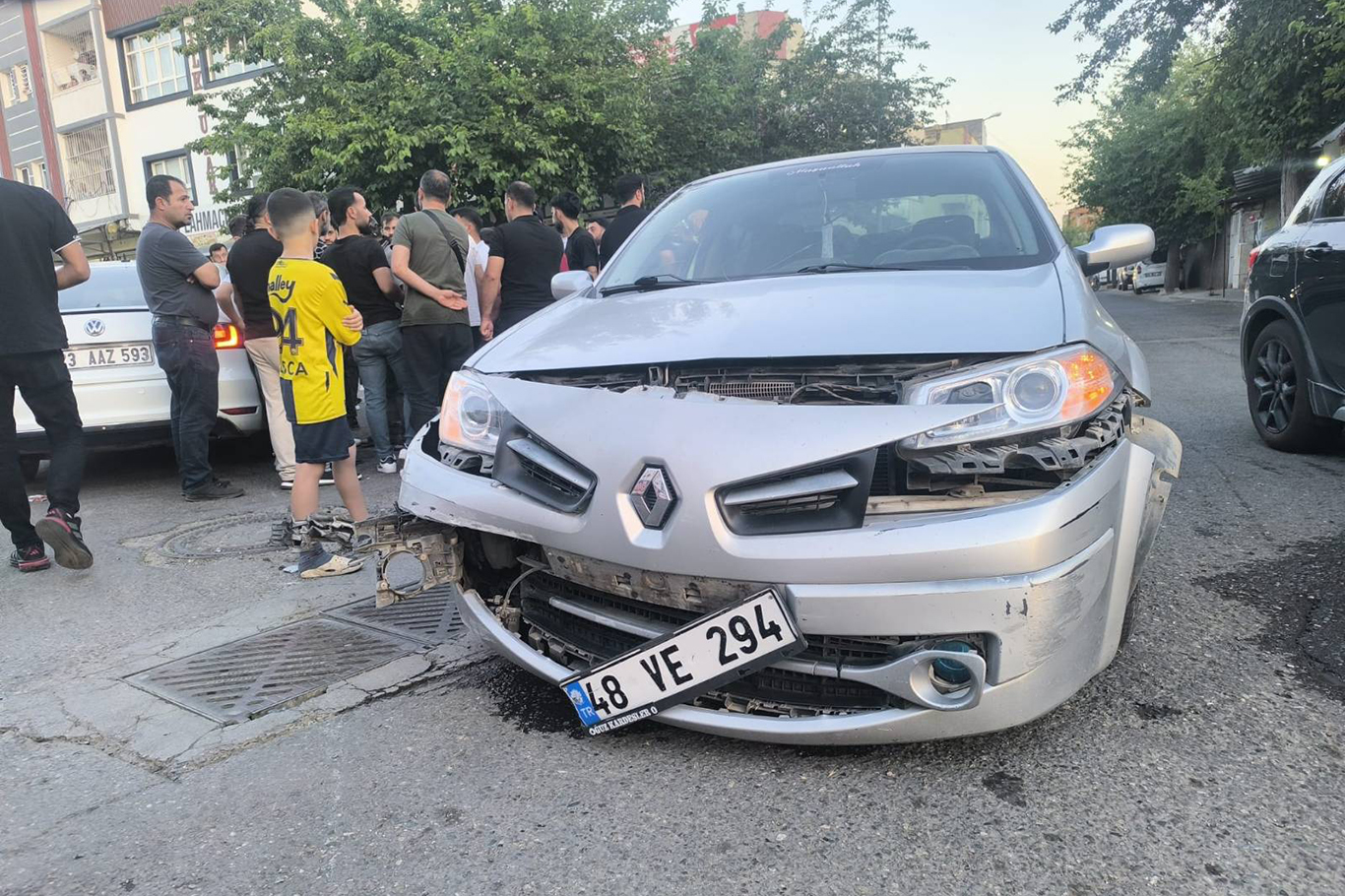 Batman’da maddi hasarlı trafik kazası